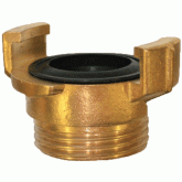 Geka Quick Coupling External thread 1 "brass